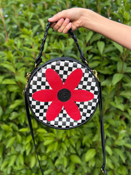 Braided Handle Buckaroo Circle Bag