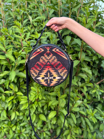 Braided Handle Buckaroo Circle Bag