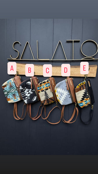 Leather and Pendleton Wool Fanny Pack