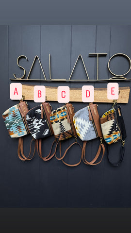 Leather and Pendleton Wool Fanny Pack