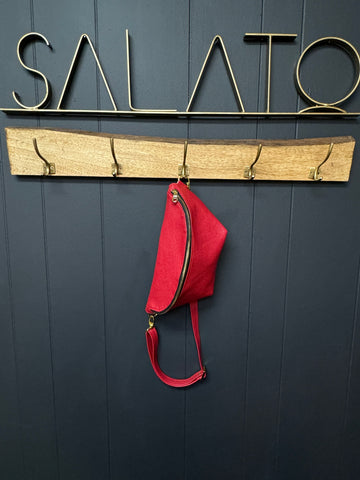 Red Neon Moon Sling Bag