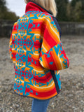 Denim and Pendleton Wool Chore Coat