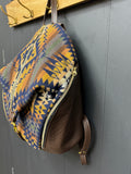 Pendleton Wool and Italian Leather Backpack