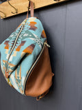 Pendleton Wool and Italian Leather Backpack