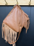 Leather and Pendleton Wool with Fringe