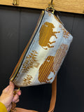 Leather and Wool  Neon Moon Sling Bag