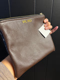 Leather and Pendleton Wristlets
