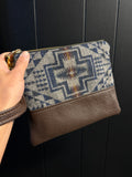 Leather and Pendleton Wristlets
