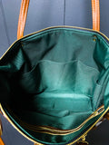 3 In 1 Leather and Pendleton Wool Tote