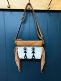 Leather and Pendleton Wool Fanny Pack